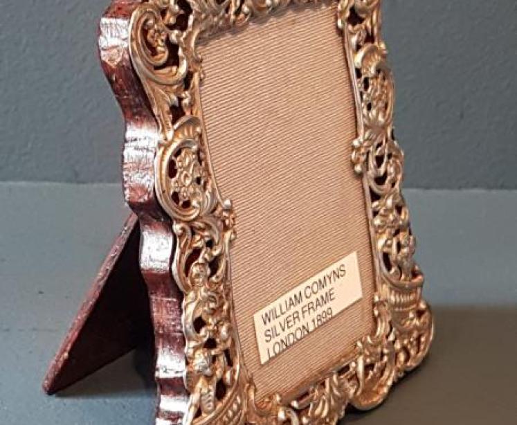 Victorian Silver Photo Frame by William Comyns - Image 3