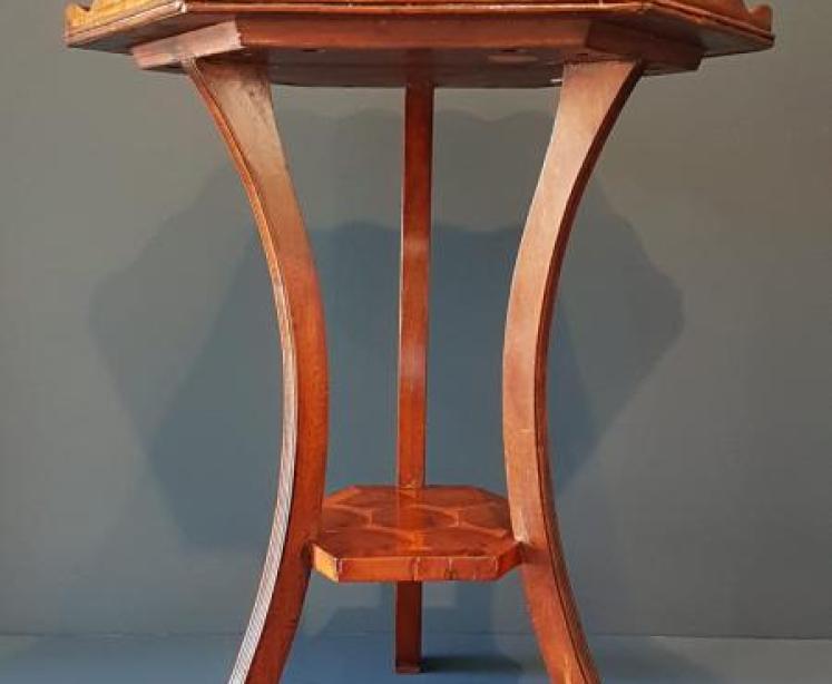 Oyster Walnut Occasional Table By Charles Tozer - Image 5