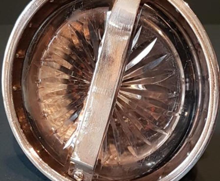 Superb William IV Capstan Silver Ink Well - Image 3