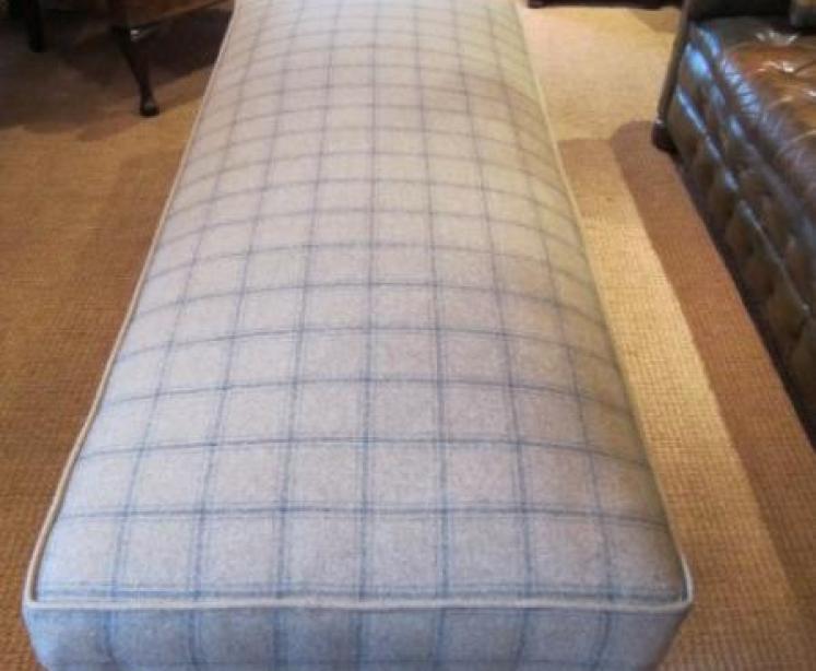 Large Mid Victorian Upholstered Oblong Stool - Image 5