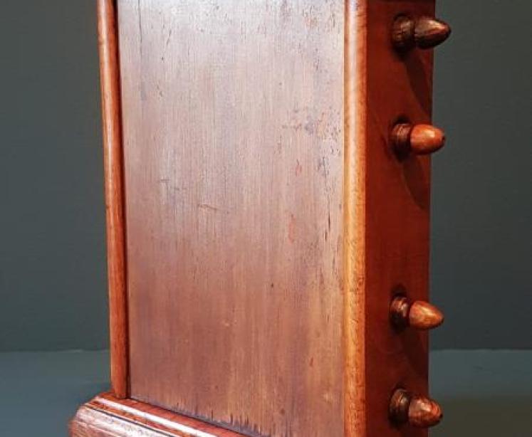 Edwardian Oak Perpetual Desk Calendar - Image 4