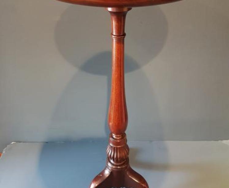 Edwardian Mahogany Wine Table - Image 1