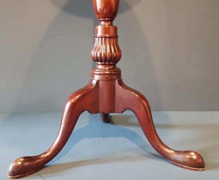 Edwardian Mahogany Wine Table - Image 3