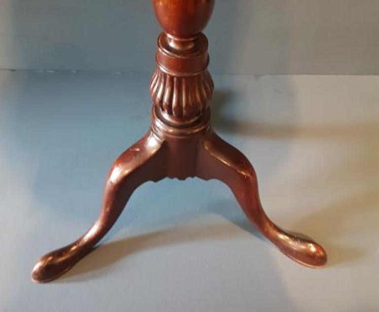 Edwardian Mahogany Wine Table - Image 4