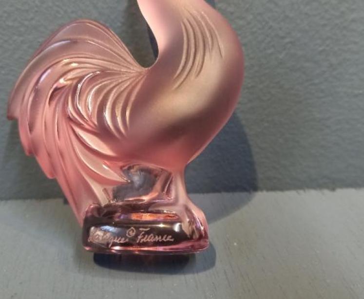 Lalique Lilac Opalescent Cockerel - Image 5
