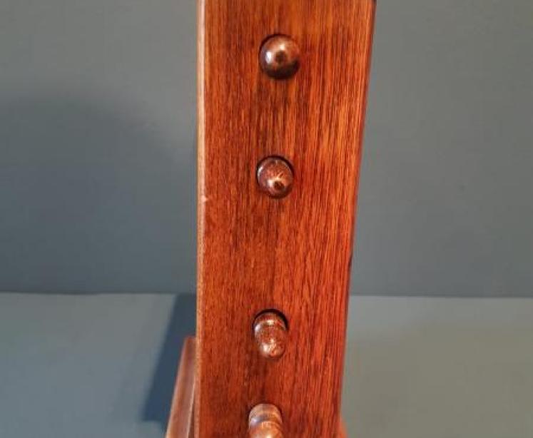 Edwardian Oak Perpetual Desk Calendar - Image 3