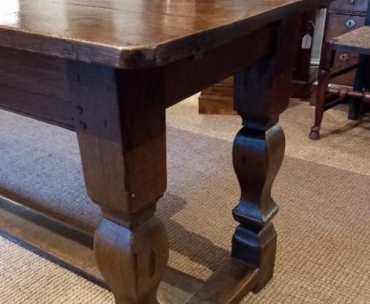 George II Period Oak 10 Seat Refectory Table - Image 3