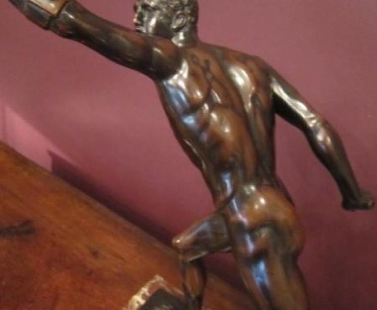 Impressive Art Deco Roman Olympian Bronze Figure - Image 3