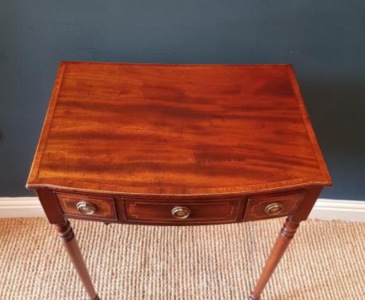 Quality Regency Mahogany Side Table - Image 2