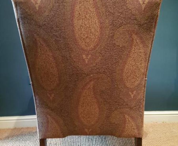 Superb Quality Edwardian Wing Back Arm Chair - Image 2