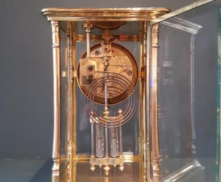 Victorian Four Glass Clock - Image 2