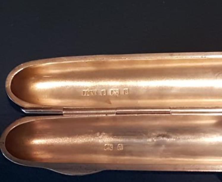 Victorian Silver Cigar Case - Image 3