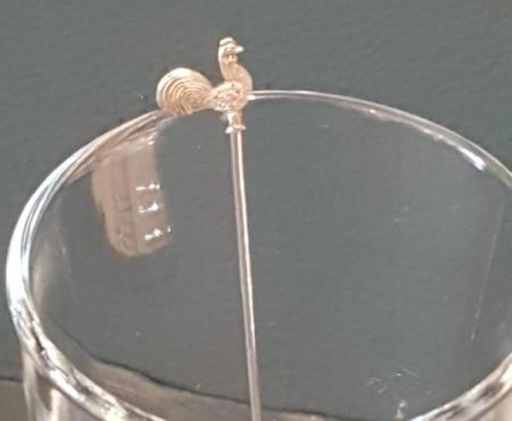 George V Set of 12 Solid Silver Olive Sticks  - Image 3