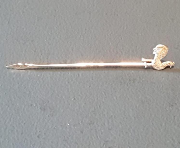 George V Set of 12 Solid Silver Olive Sticks  - Image 5