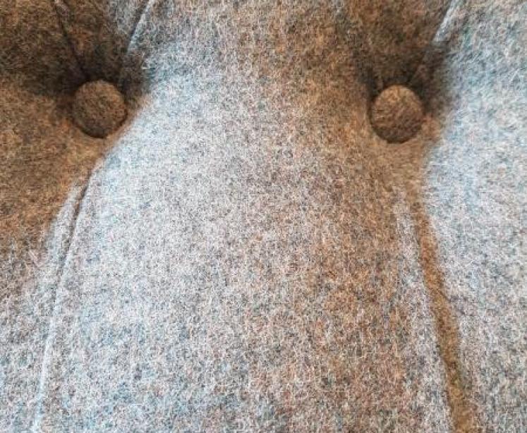 Victorian Carved Walnut Frame Open Arm Chair - Image 7