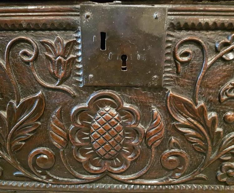 Outstanding Elizabethan Trough Of Bowland Coffer - Image 6