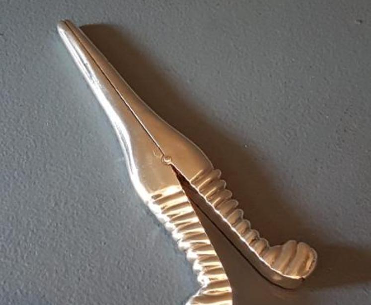 Victorian Silver 'Stockings' Glove Stretchers - Image 4