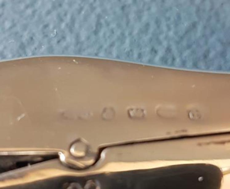 Victorian Silver 'Stockings' Glove Stretchers - Image 6