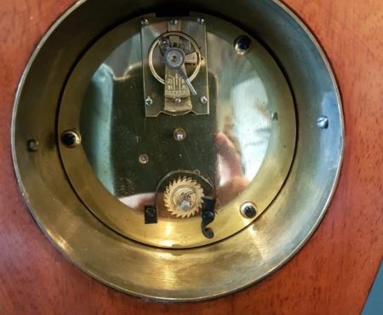 Edwardian Inlaid Mantel Clock - Image 5