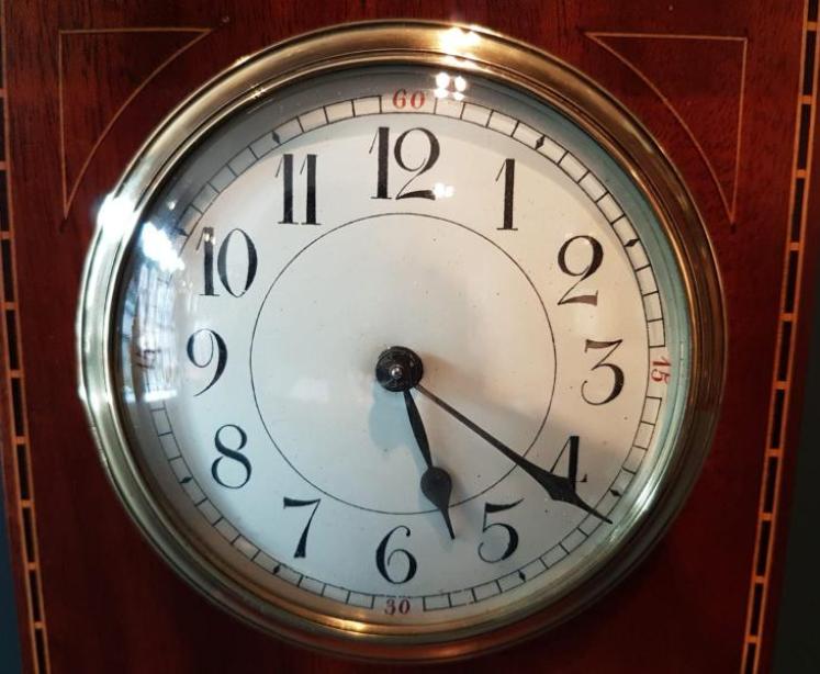 Edwardian Inlaid Mantel Clock - Image 5