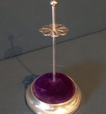 Edwardian Silver Hat Pin Stand