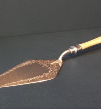 Edwardian Silver Engraved Presentation Trowel