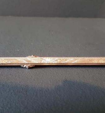 Engraved Silver Pencil, Quill and Knife Combination