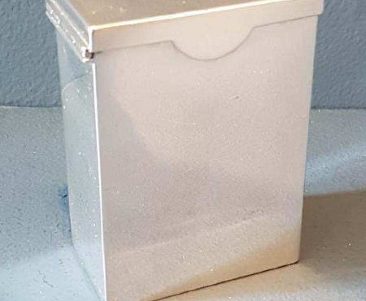 Victorian Silver Card Box - Image 1