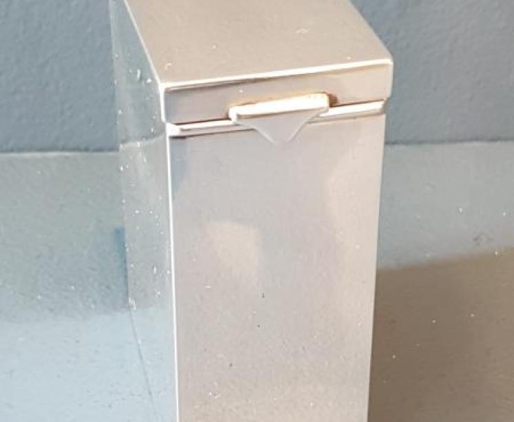 Victorian Silver Card Box - Image 2