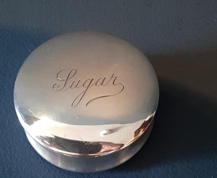 George V Silver Sugar Canister - Image 1