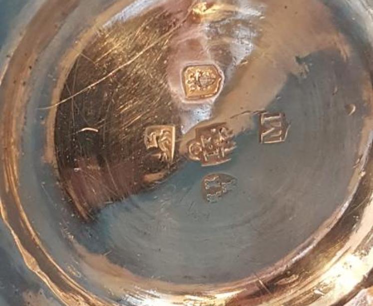 George III Newcastle Silver Embossed Tankard - Image 5