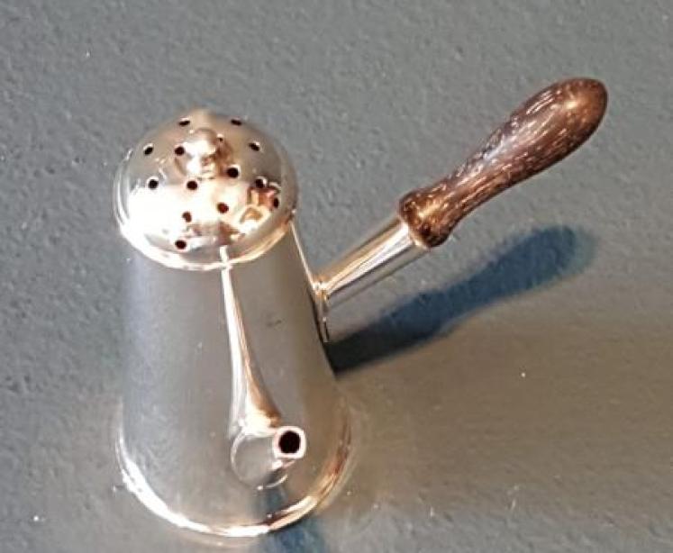 Rare Miniature Silver Chocolate Pot Pepperette - Image 2