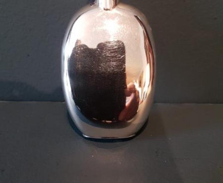Silver Pocket Flask - Image 1