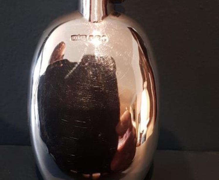 Silver Pocket Flask - Image 2