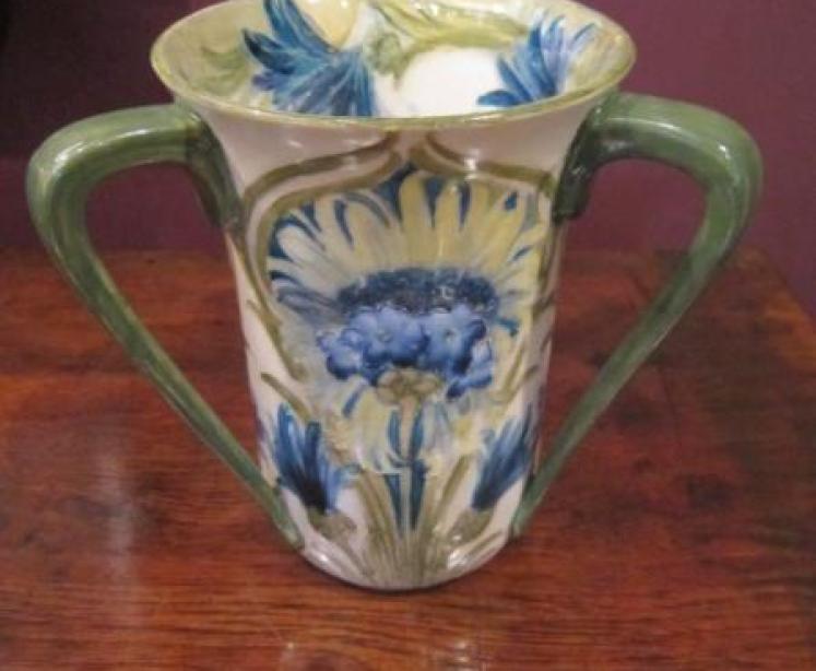 Arts & Crafts McIntyre Moorcroft Cornflower Vase - Image 1