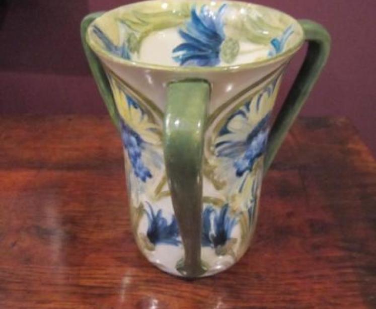 Arts & Crafts McIntyre Moorcroft Cornflower Vase - Image 2