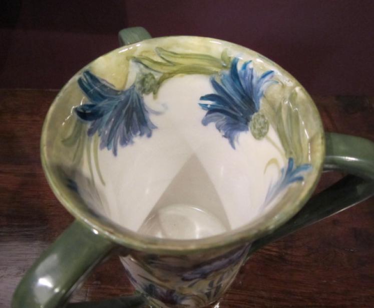 Arts & Crafts McIntyre Moorcroft Cornflower Vase - Image 3