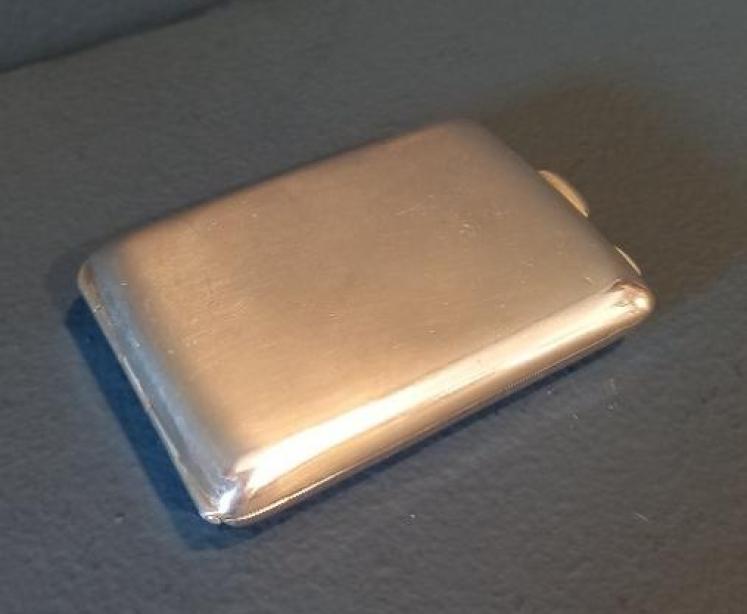 Fine George V Period Silver & Lilac Enamel Match Case - Image 4