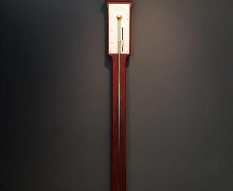 Fine George III Mahogany Stick Barometer  - Image 1
