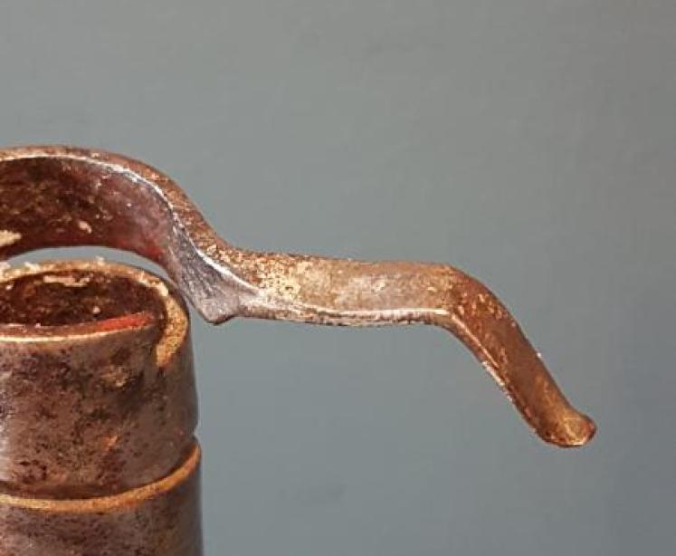 Georgian Pigtail Candlestick - Image 4