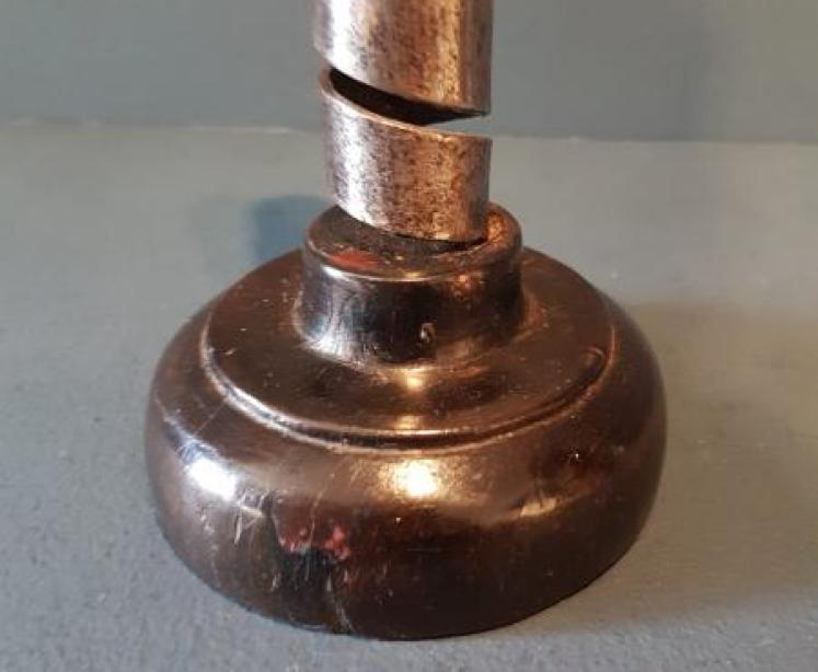 Georgian Pigtail Candlestick - Image 7
