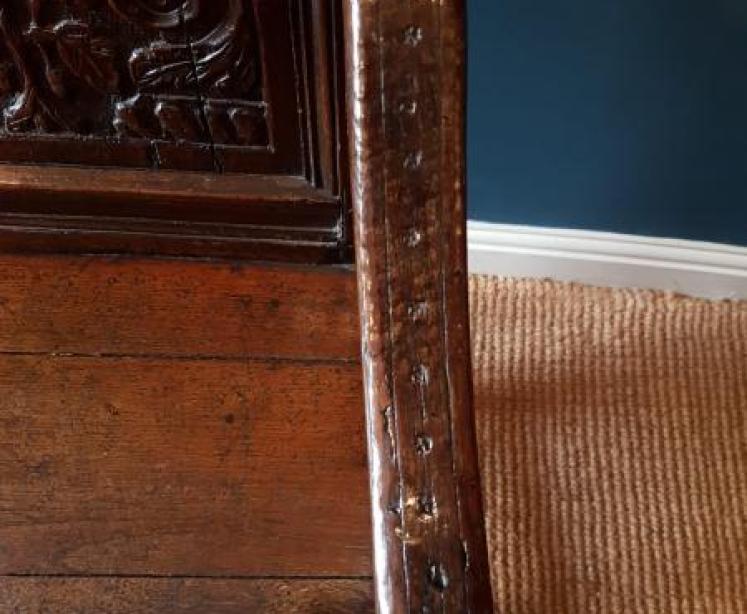 Superb Charles I Oak Wainscot Chair - Image 6