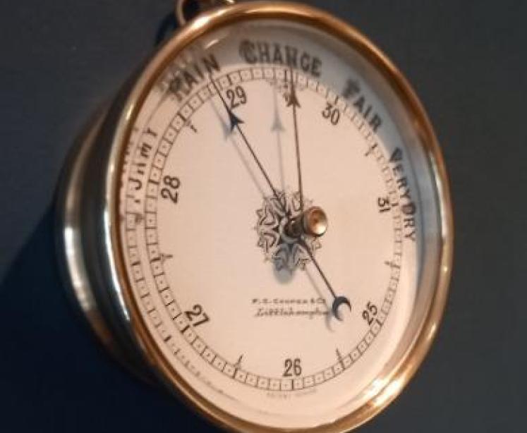 Victorian Porcelain Dial Marine Barometer - Image 1