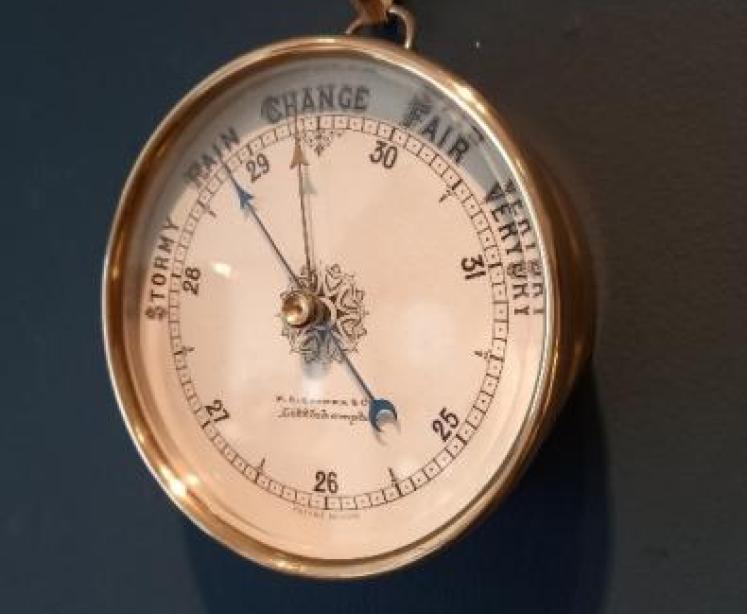 Victorian Porcelain Dial Marine Barometer - Image 7