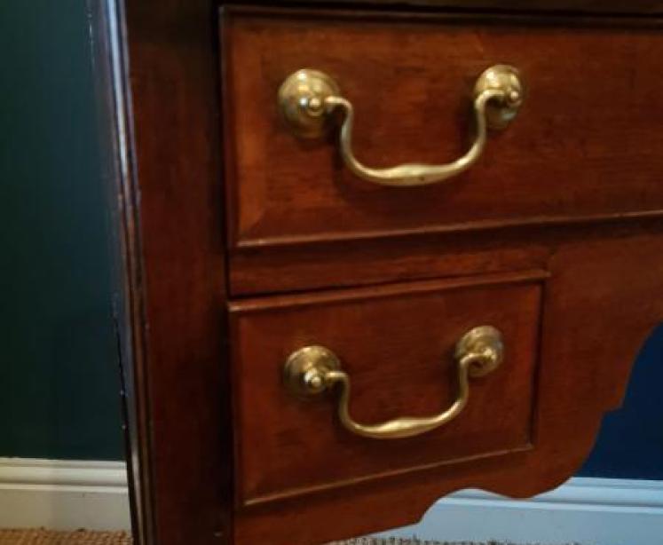 George III Oak Side Table or Console - Image 4