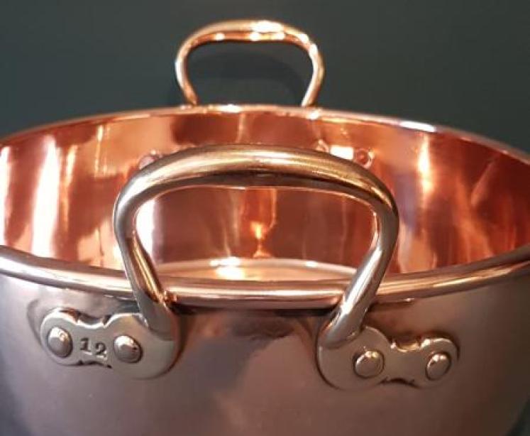 Early Victorian Copper Cream Pan - Image 2