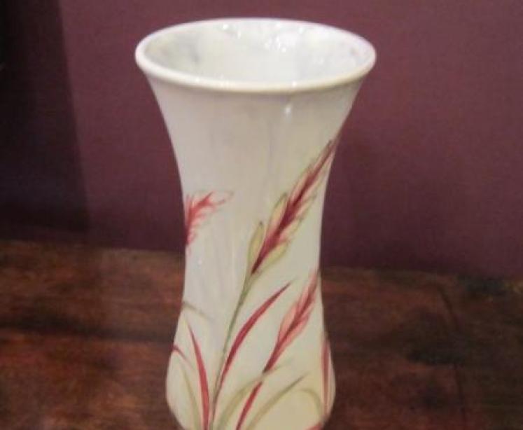 Unusual Moorcroft Waving Corn Flared Neck Vase - Image 3
