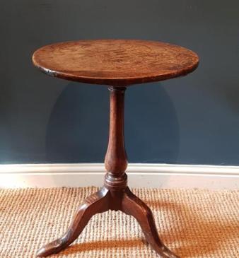 George II Oak Snap Top Occasional Table 