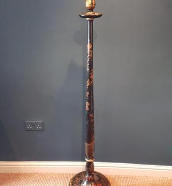 1920's Chinoiserie Lamp Standard