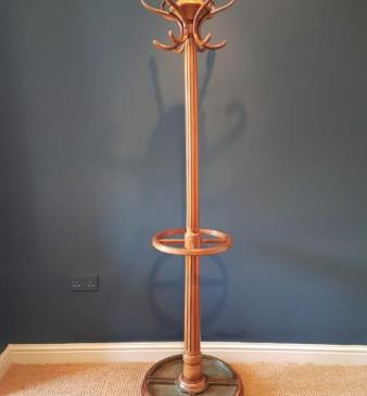 Victorian Walnut Hall Stand